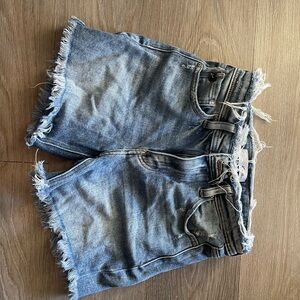 KanCan Distressed Blue Jean Shorts